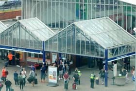 Police attended Blackpool North Train Station