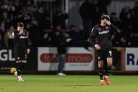 Blackpool's League One play-off bid took a major blow on Tuesday. The Seasiders suffered a defeat to Cheltenham Town, and that result has some thinking they won't make the play-offs. (Image: Andrew Kearns/Camera Sport)