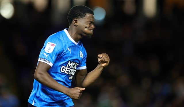 Kwame Poku has sat out Peterborough's past seven games with an ankle injury