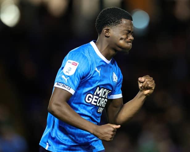 Kwame Poku has sat out Peterborough's past seven games with an ankle injury