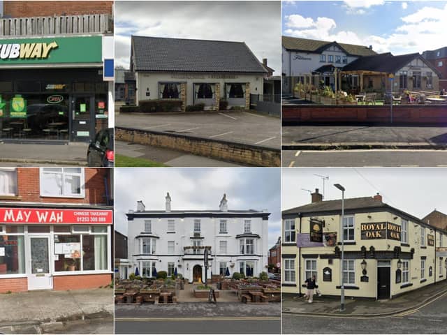 Latest food hygiene ratings