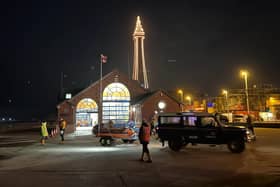 Blackpool RNLI were called out three times in one day - the final mission being at midnight. Photo: RNLI