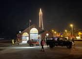 Blackpool RNLI were called out three times in one day - the final mission being at midnight. Photo: RNLI