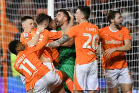 Blackpool face Reading on the final day of the 2023/24 League One season. (Image: CameraSport - Dave Howarth)