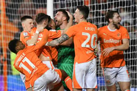 Blackpool have a selection dilemma to make against Peterborough United. Neil Critchley says that one player has been causing him a 'good' problem. (Image: CameraSport - Dave Howarth)