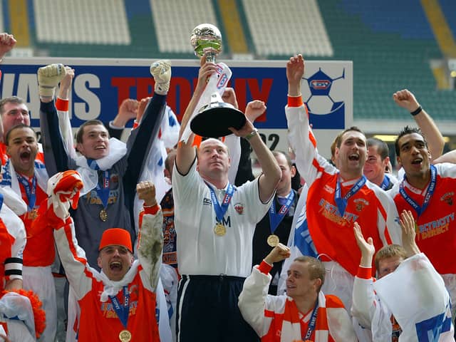 Leyton Orient boss Richie Wellens has reflected on Blackpool's EFL Trophy wins. The O's boss played for the Seasiders and won three trophies. (Image: Getty Images)
