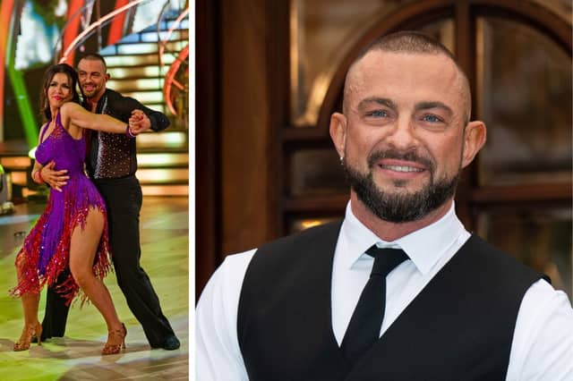 Dancer Robin Windsor has passed away aged 44. Left he is pictured with Susanna Reid. Credit: Guy Levy/BBC/PA Wire and Getty