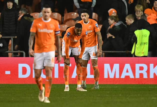 Blackpool's only achievable goal now is a League One play-off spot. The Seasiders were knocked out of the EFL Trophy. (Image: CameraSport - Dave Howarth)