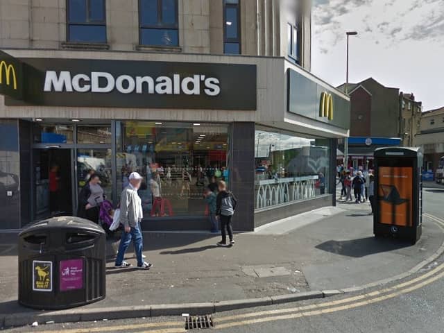 McDonald’s on Bank Hey Street in Blackpool has reopened after a brand-new restaurant redesign (Credit: Google)