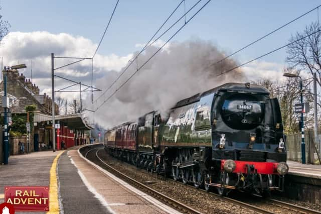 Steam locomotive Tangmere. Credit: Rail Advent