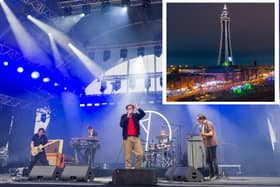 Rock band Yard Act have dedicated a song to the Blackpool Illuminations. Credit: Getty and National World