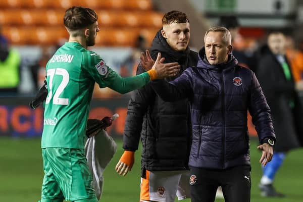 Three Blackpool players were absent from the match-day squad against Bolton Wanderers. Neil Critchley has revealed their whereabouts. (Image: CameraSport - Lee Parker)