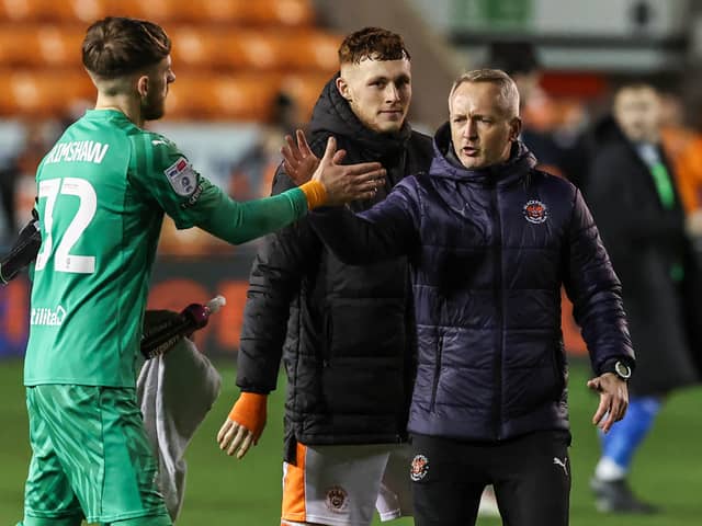 Three Blackpool players were absent from the match-day squad against Bolton Wanderers. Neil Critchley has revealed their whereabouts. (Image: CameraSport - Lee Parker)