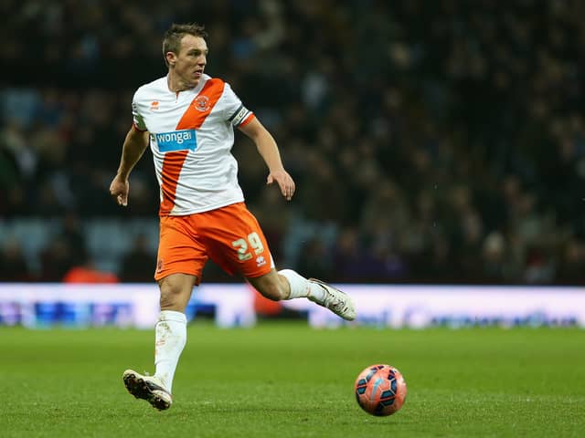 Tony McMahon played more than 50 times for Blackpool in three separate spells. He is now a manager of a National League club. (Photo by Clive Mason/Getty Images)