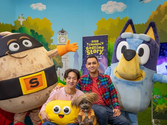 Carlos Gu visited Blackpool to launch s new CBeebies Bedtime Stories and BookTrust partnership