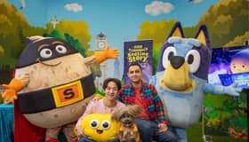 Carlos Gu visited Blackpool to launch s new CBeebies Bedtime Stories and BookTrust partnership