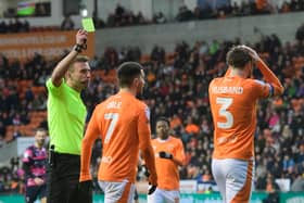 The League One amnesty is approaching for yellow cards. Do any Blackpool players have any bans looming over them? (Image: CameraSport - Chris Vaughan)