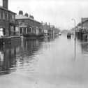 Residents in Gorton St, Blackpool were badly hit by the flash floods of 1956