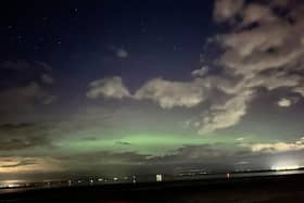 he Northern Lights were spotted across the United Kingdom on Sunday night, including Fleetwood (Photo by Emily Greer)