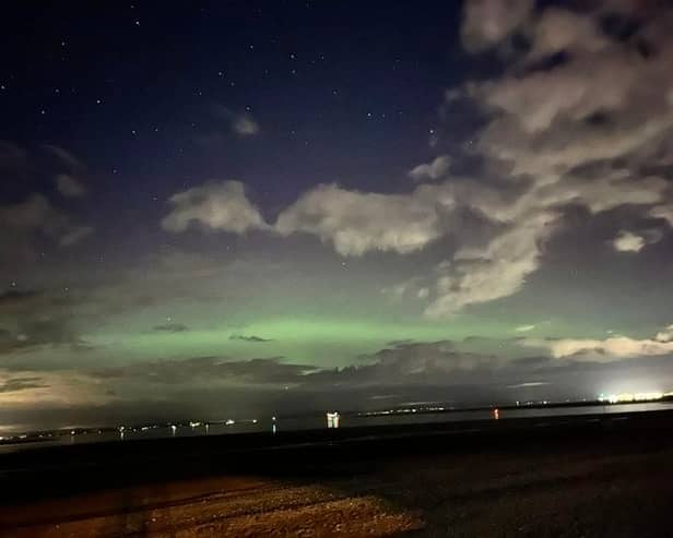 he Northern Lights were spotted across the United Kingdom on Sunday night, including Fleetwood (Photo by Emily Greer)