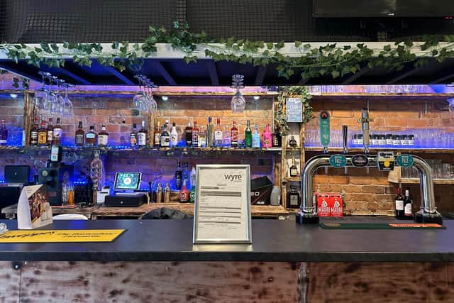 The bar will have a huge variety of drinks on offer, including a range of spirits and beers