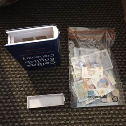 Significant quantities of cash was also seized. 