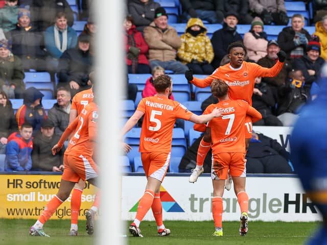 Blackpool got themselves back on the winning trail as they beat Shrewsbury Town. A Seasiders player has made the League One team of the week. (Image: CameraSport - Lee Parker)