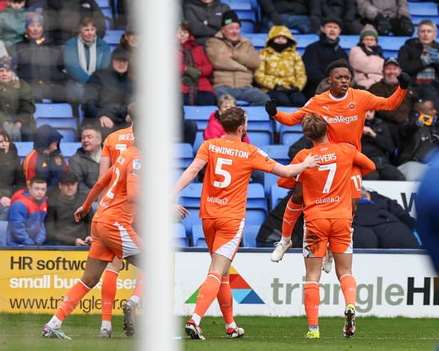 Blackpool got themselves back on the winning trail as they beat Shrewsbury Town. A Seasiders player has made the League One team of the week. (Image: CameraSport - Lee Parker)
