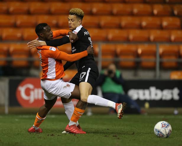 Viv Solomon-Otabor was at Blackpool from 2017 to 2018. He did well during his time on loan from Birmingham City. (Photo by Pete Norton/Getty Images)