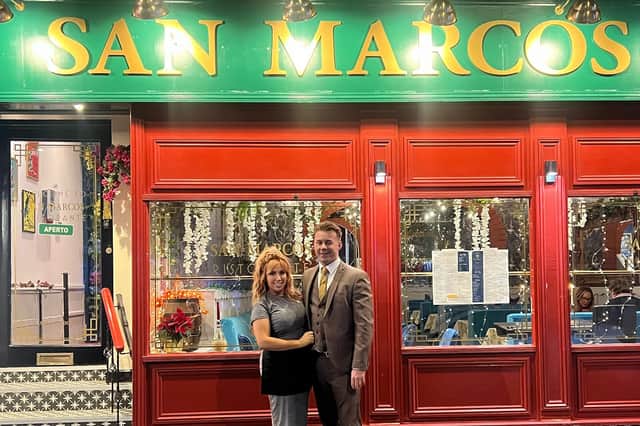 Cinzia Goldie, daughter of original owner Lucia Frankitt, and Cinzia's husband George will re-open San Marco's in Highfield Road - it's former home of 18 years before it closed during the coronavirus pandemic in 2020.