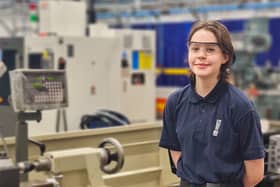 Mechanical Engineering Apprentice Laura Johnson, 17, from Pleasure Beach Resort in Blackpool.