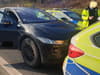 Man arrested after brakes on Jaguar electric car 'failed' on M62 as driver made his way home from Lancashire