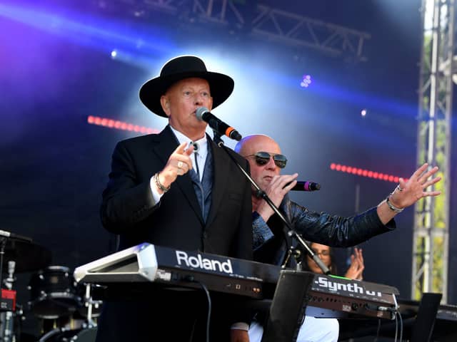 Heaven 17 at Leyland's Music in the Park in 2022