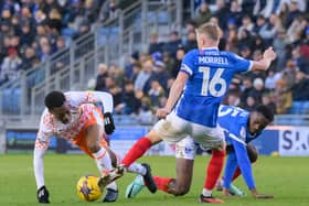 Portsmouth's team might look slightly different to the one that lost to Blackpool. The League One leaders have an injury crisis right now. (Image: CameraSport - David Horton)