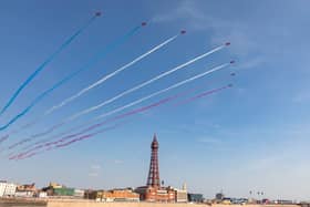 The Red Arrows display team have confirmed they will return to Blackpool this summer (Credit: SAC Katrina Knox RAF)