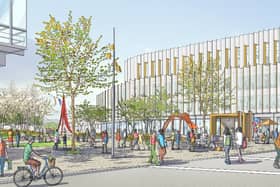 Artist's impression of proposed multiversity which is one of the projects to receive Levelling Up funding