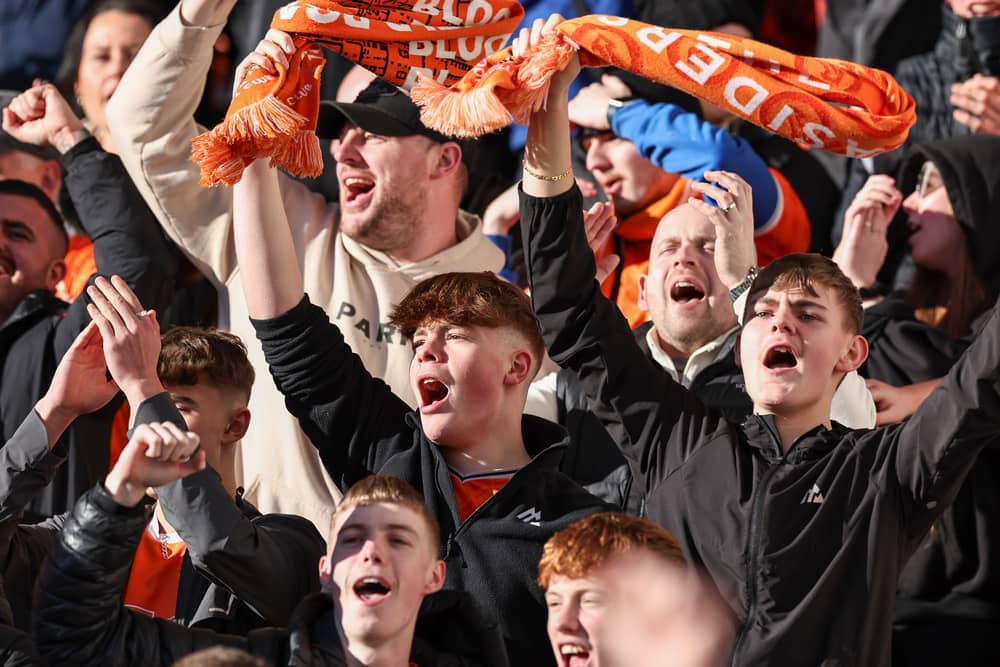 Blackpool were accompanied by 835 for their last away trip at Shrewsbury last Saturday