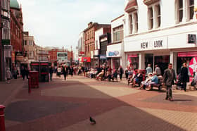 Blackpool Town Centre, all quiet during a World Cup match against Tunisia