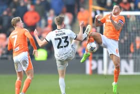 Blackpool drew with League One leaders Portsmouth at the weekend. One Seasiders player has made the Team of the Week for his display. (Image: CameraSport - Dave Howarth)
