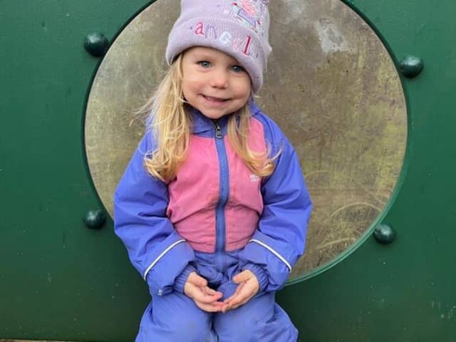 Two-year-old Ruby from Halton has  Pearson Syndrome - a very rare condition that usually begins in infancy and affects various parts of the body, in particular the bone marrow and the pancreas.  