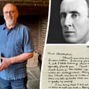 A handwritten letter J.R.R Tolkien wrote to an eight-year-old boy in Lancashireis set to fetch £10,000 at auction (Credit: SWNS)