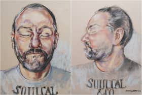 Officers have released release new sketches in a bid to identify a man who was found dead in a Rivington field (Credit: Lancashire Police)