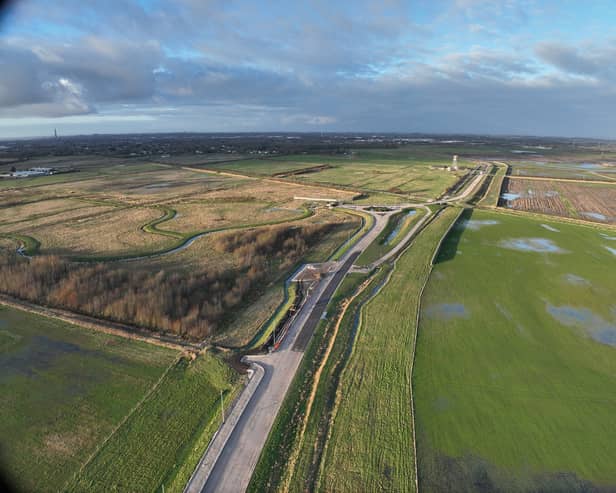 The final phase of construction on the new M55 to Heyhouses Link Road in Fylde is underway