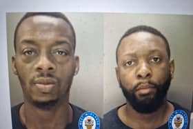 Sylvanus Coker (left) and Tobeijah Atkinson were the gang leaders who sent Class A drugs across to Blackpool