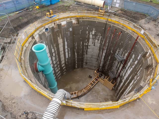 Storm Water Tank construction. Credit: United Utilities.