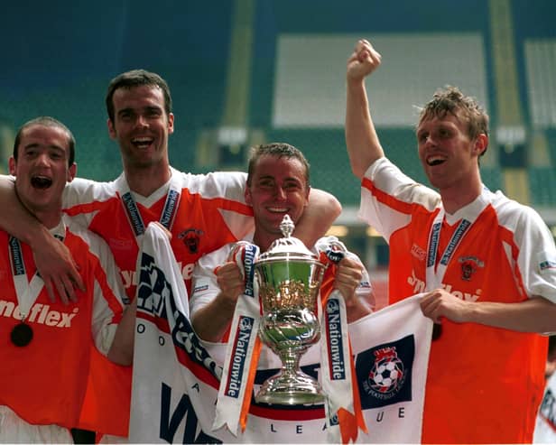 Blackpool WILL face one of their former wingers in April. Carlisle United have given Paul Simpson the vote of confidence. (Image: Stu Forster/ALLSPORT)