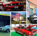 Mustangs belonging to members of the North West Stangs club.