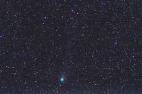 Composite photo of 12/Pons-Brooks comet taken in Kendal, Cumbria by Stuart Atkinson. A comet that passes by Earth once every 71 years is currently visible in the night sky using binoculars or small telescopes. Picture by Stuart Atkinson/PA Wire