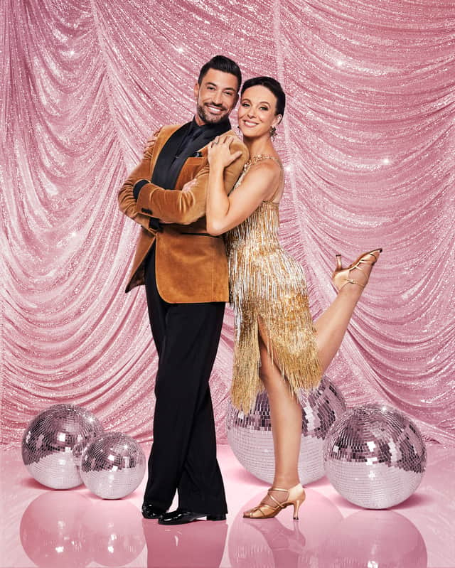 Amanda and Giovanni pictured before the latest series of Strictly. Credit: BBC/Ray Burmiston