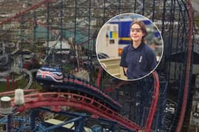 Mechanical engineering apprentice Laura Johnson, 17, from Pleasure Beach Resort in Blackpool.